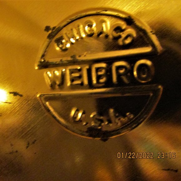 Weibro Cream and Copper Canister Set of 3 Vintage - Picture 8 of 15